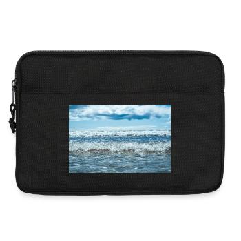 Wellenrauschen - Laptoptasche 13" - Schwarz - Vorne