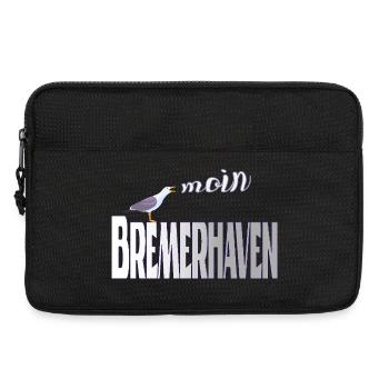 Bremerhaven Möwe & Moin Design - Laptoptasche 13" - Schwarz - Vorne