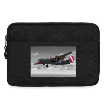 Bomber B-24 Liberator - Laptoptasche 13" - Schwarz - Vorne
