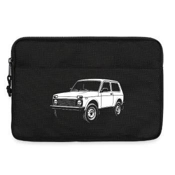 Geländelegende - Laptoptasche 13" - Schwarz - Vorne