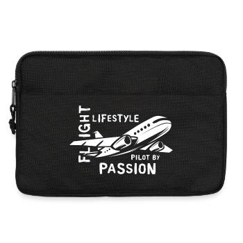 Airplane Passion Lifestyle - Pilots and Flying - Laptop bag 13" - black - Front