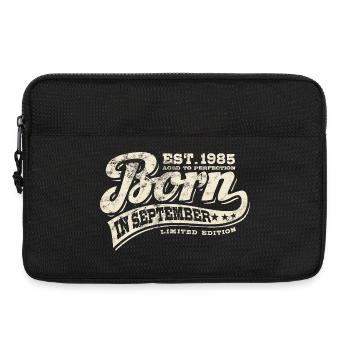 Born in September 1985 - Birthday - Gift - Laptop bag 13" - black - Front