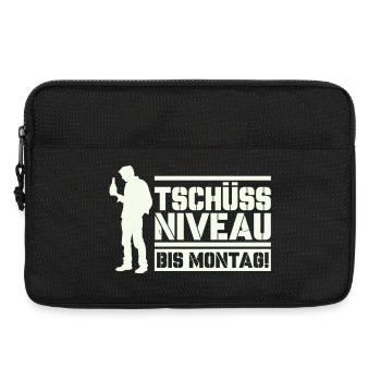 Bye bye niveau jusqu’à lundi - Sacoche pour ordinateur portable 13 pouces - noir - Devant