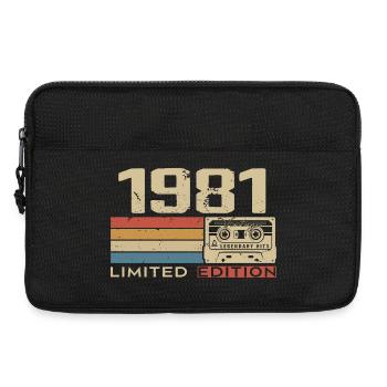 Légendes 1981 Millésime 1981 Jubilé 1981 vintage  - Sacoche pour ordinateur portable 13 pouces - noir - Devant