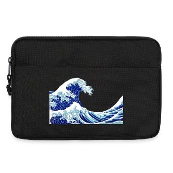 kanagawa Traditionelle japanische Wellen - Laptoptasche 13" - Schwarz - Vorne