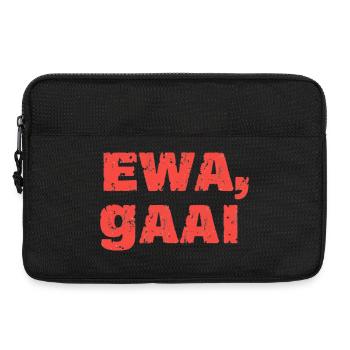 Ewa, Eichelhäher. Antwerpener Sprichwörter - Laptoptasche 13" - Schwarz - Vorne