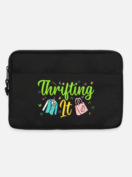 Thrift Shopper Thrifting It Thrift Store - Laptoptasche 13" - Schwarz