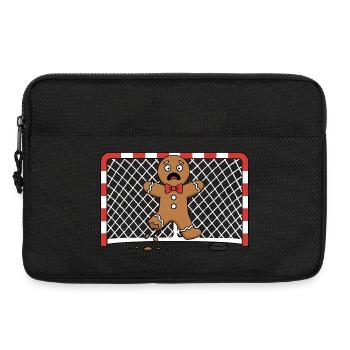 Funny Christmas Hockey Cartoon - Laptoptasche 13" - Schwarz - Vorne
