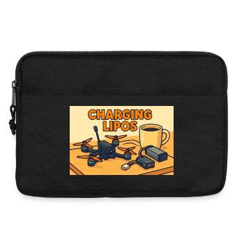 Lade Lipos Drohnen Cartoon - Laptoptasche 13" - Schwarz - Vorne