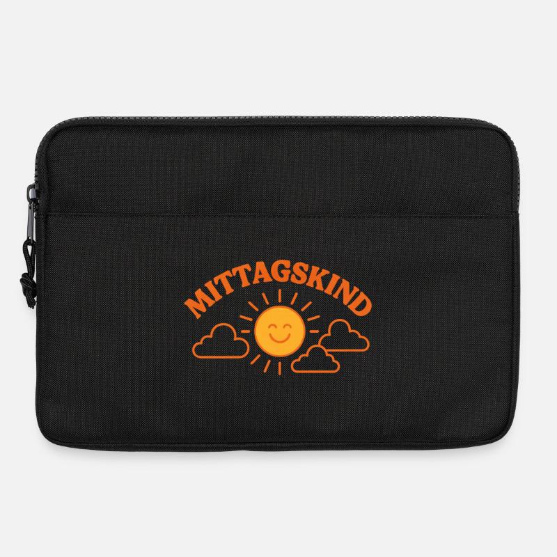 Mittagskind Vibes - Laptoptasche 13" - Schwarz
