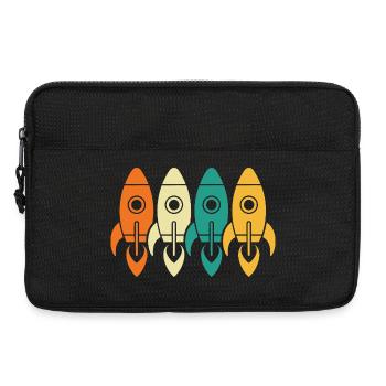fusées vintage exploration spatiale ingénieur cadeau - Sacoche pour ordinateur portable 13 pouces - noir - Devant