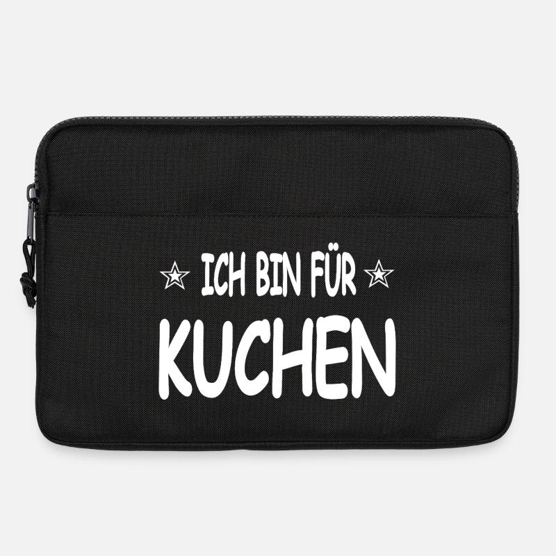 Kuchen - Laptoptasche 13" - Schwarz