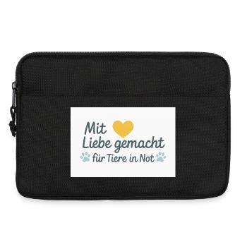For animals in need - Laptop bag 13" - black - Front