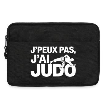 I can't, I have judo - Laptop bag 13" - black - Front