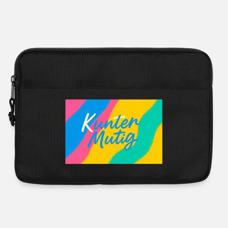 Kunter Courageous Color Explosion - Laptop bag 13" - black