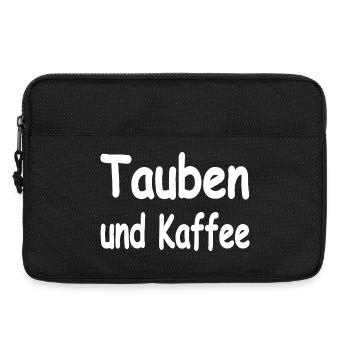 Tauben - Laptoptasche 13" - Schwarz - Vorne