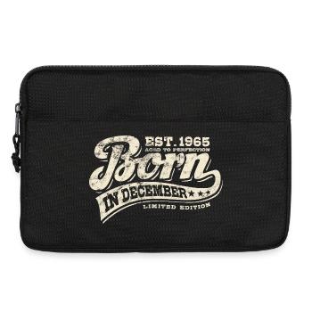 Born in December 1965 - Geburtstag - Geschenk - Laptoptasche 13" - Schwarz - Vorne