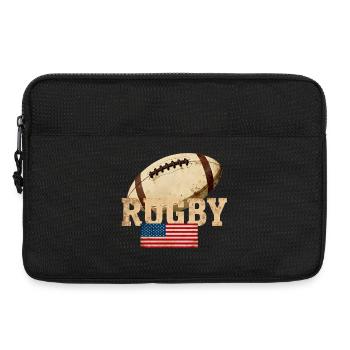 Rugby USA Vintage Crest - Sacoche pour ordinateur portable 13 pouces - noir - Devant
