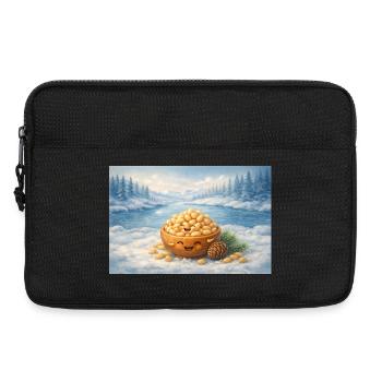 Pignons de pin - Sacoche pour ordinateur portable 13 pouces - noir - Devant