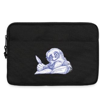 Rédacteur senior au dessin au stylo - Sacoche pour ordinateur portable 13 pouces - noir - Devant