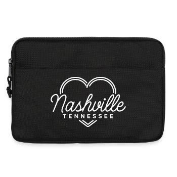 Nashville, Tennessee - Laptoptasche 13" - Schwarz - Vorne