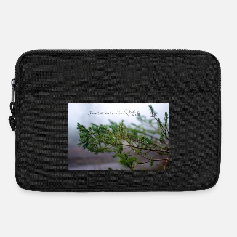 fabiolous world Regenzeit - Laptoptasche 13" - Schwarz