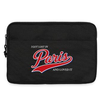 I Got Lost In Paris And Loved It - Laptop bag 13" - black - Front