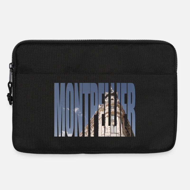 Montpellier Stadt-Tippfehler - Laptoptasche 13" - Schwarz