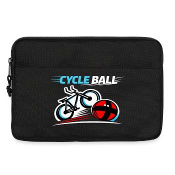 Radball, Cycleball, Hallenradsport - Laptoptasche 13" - Schwarz - Vorne