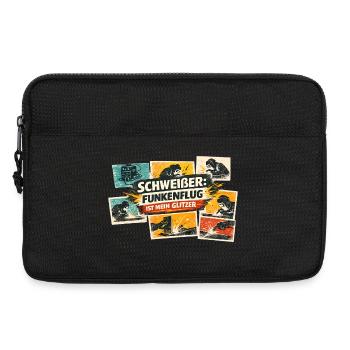 Flying Sparks Glitter Power - Laptop bag 13" - black - Front