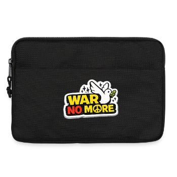War No More – Sticker Peace & Humanity - Sacoche pour ordinateur portable 13 pouces - noir - Devant