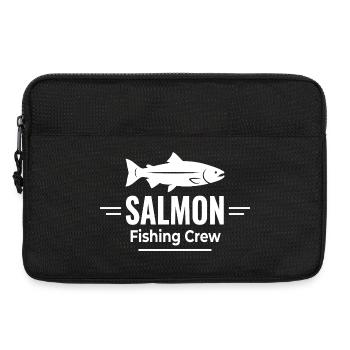 Salmon Fishing Crew River Hunter - Laptop bag 13" - black - Front
