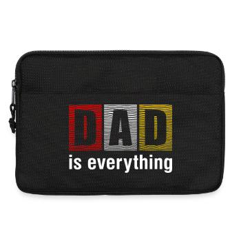Dad Is Everything Shirt - Laptop bag 13" - black - Front