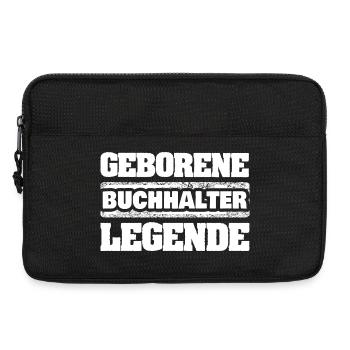 Buchhalter als Legende - Laptoptasche 13" - Schwarz - Vorne