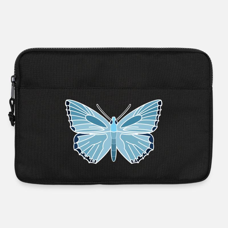 Silver-green blue - Laptop bag 13" - black