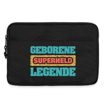 Legende Superheld - Laptoptasche 13" - Schwarz - Vorne