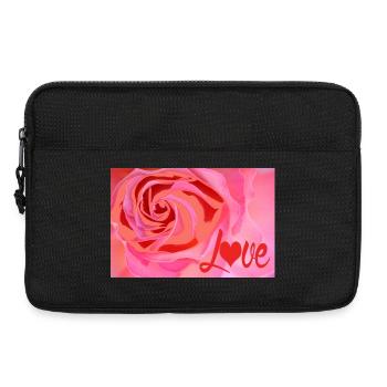 Rose Love Color Explosion Love - Laptop bag 13" - black - Front