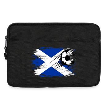 Flag football écossais utilisé - Sacoche pour ordinateur portable 13 pouces - noir - Devant