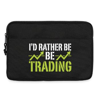 I'd rather be Trading | Crypto Stock Trader - Laptop bag 13" - black - Front