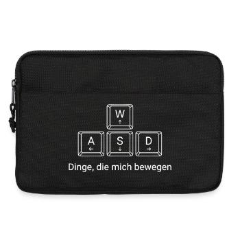 Gaming Tastatur Dinge, die mich Bewegen WASD - Laptoptasche 13" - Schwarz - Vorne