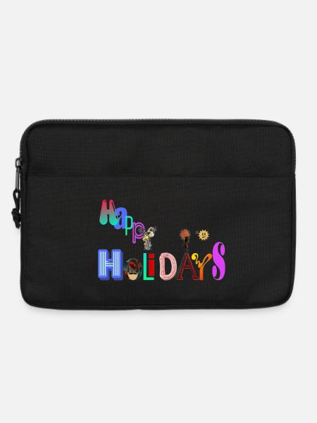 Happy holidays - Laptop bag 13" - black