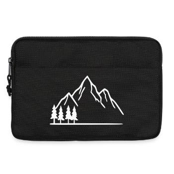 Cadeau d’alpinisme en randonnée en montagne - Sacoche pour ordinateur portable 13 pouces - noir - Devant
