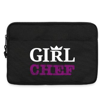 Girl Chef- Statement Design & Typografie - Laptoptasche 13" - Schwarz - Vorne