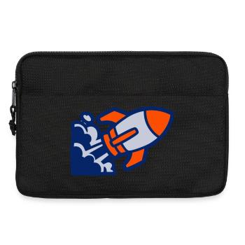 Icône de la fusée du vaisseau spatial - Sacoche pour ordinateur portable 13 pouces - noir - Devant