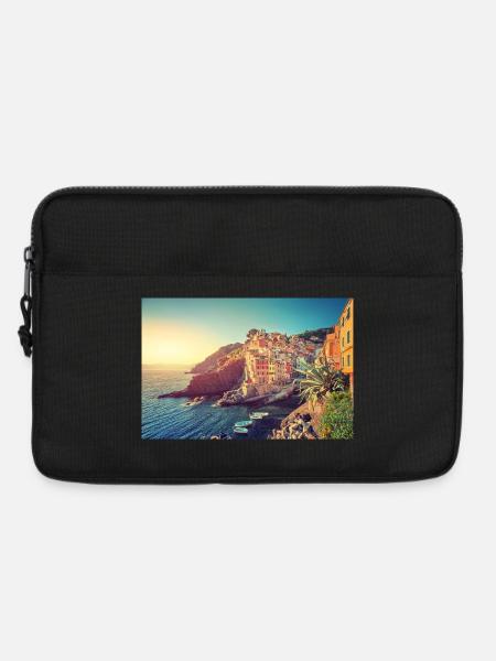 Italy_sea - Laptoptasche 13" - Schwarz