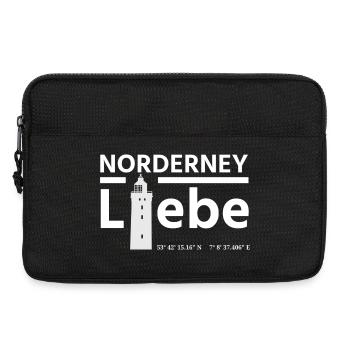 Norderney Liebe - Laptoptasche 13" - Schwarz - Vorne