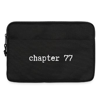 chapter 77 Birthday - Laptop bag 13" - black - Front