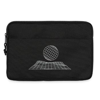 Futuristic Grid Globe Design - Laptop bag 13" - black - Front