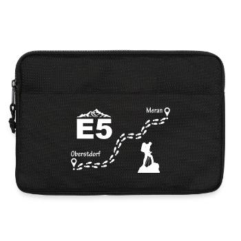 E5 Traversée des Alpes - Sacoche pour ordinateur portable 13 pouces - noir - Devant