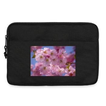 Cherry blossoms follow-up pink blossoms - Laptop bag 13" - black - Front